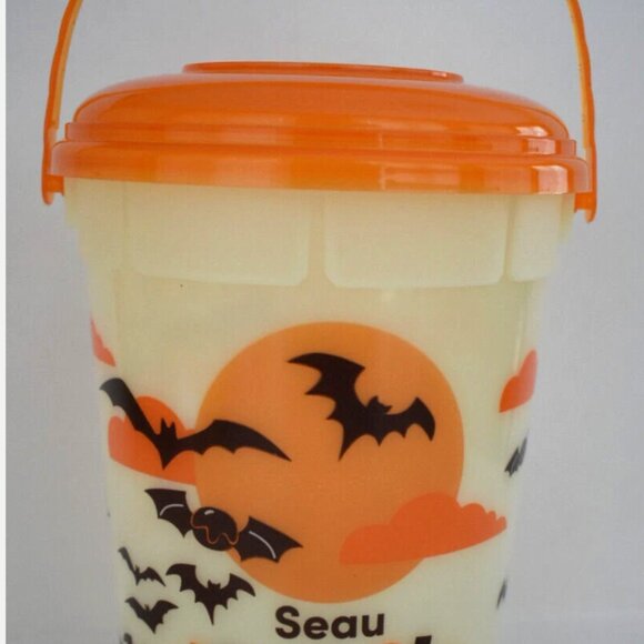 2023 Tim Hortons Trick-or-Treat Halloween Timbits Glow in The Dark Bucket - Picture 2 of 7